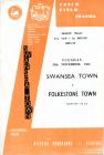 Football Programme  - Swansea Town versus...