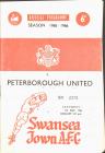 Football Programme  - Swansea Town versus...