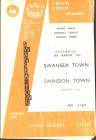 Football Programme  - Swansea Town versus...