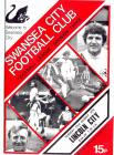 Football Programme  - Swansea City versus...