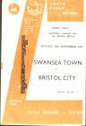 Rhaglen Pêl-droed, Swansea Town erbyn Bristol City