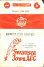 Football Programme  - Swansea Town versus...