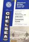Football Programme  - Chelsea versus Swansea Town