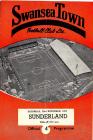 Football Programme  - Swansea Town versus...