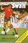 Football Programme  - Swansea City versus West...