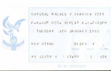 Ticket for Crystal Palace versus Swansea City