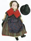 Welsh costume doll, Gwynedd Museum, D8