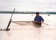 Lave Fisherman in Monmouthshire