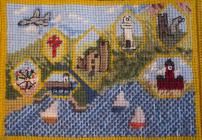 Cardiff and West Glamorgan - Trefoil Tapestry