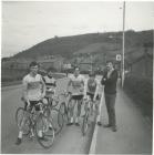 Ystwyth CC Team 1966 after the finish of a road...