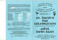 St. David's Day Program, Seattle, 2002