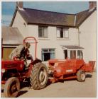 Baling straw in Nant, Penboyr