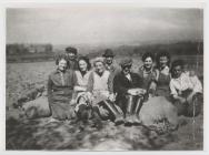 Potato planting at Blaenmaenog Farm, Penboyr,...