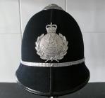Glamorgan Constabulary uniform helmet.
