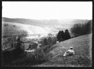 Clawdd Offa yn Devil's Pulpit