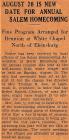 Salem Reunion Article 1933