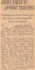 Article on Salem Church Trustees 1924