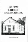 Salem Homecoming Association Reunion Church...