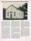 Salem Homecoming Association Reunion Article 1994