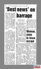 Newspaper clipping taken from page 2 of the...