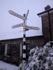 Derwen Gam (Oakford) finger post