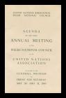 Agenda of the first annual meeting of the Welsh...