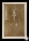 Photograph of unknown boy scout in uniform,...
