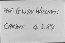 [Prof. Gwyn Alf Williams]