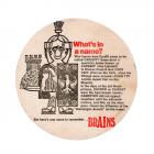 Brains Beer Mat - What's in a name?