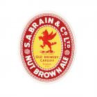 Brains Label - S.A. Brain Nut Brown Ale