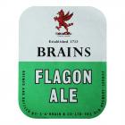 Brains Label - Brains, Flagon Ale