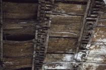 Lath and plaster ceiling, Coal Exchange, Cardiff