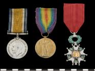 Medals awarded to Private Richard Arthur Mills