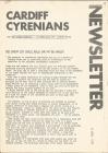 Cardiff Cyrenians, newsletter, Cardiff, 15...