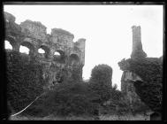 Lamphey Palace parapet