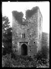 Coity Castle exterior of north-east gate