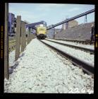 Locomotive passing through Oakdale Colliery