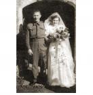 Wedding day, Arthur and Rosemary Thomas