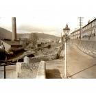 Prince of Wales colliery site and canal, Abercarn