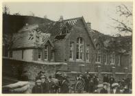 Tornado damage at Quaker's Yard