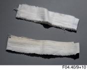 White cotton stocking tie ups