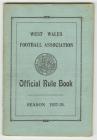 WWFA Official Rule Book 1937/38