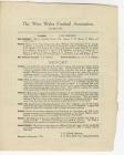 1945 AGM Papers, West Wales Football Association