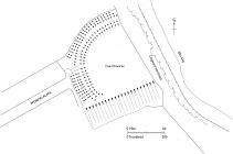 Cynllun Llawr - Gwersyll Bwlwarcau Cas-gwent