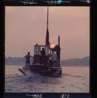 Saundersfoot harbour boat fishing