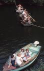 Line-up for Coracle race