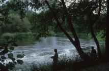 Fishing on the River Teif