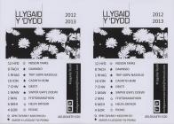  Llygaid y Dydd Gwawr Club Programme 2012-2013