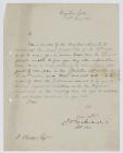 Letter written to B Phillips Esq, at 8...