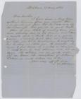 Letter to Mrs Suzannah Phillips from Thomas...